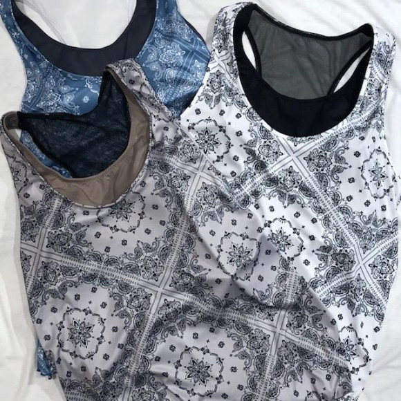 福岡・天神リゾート　水着ショップ　PEAK&PINE　福岡パルコ店☆　レイヤードキャミでヨガもジムも◎