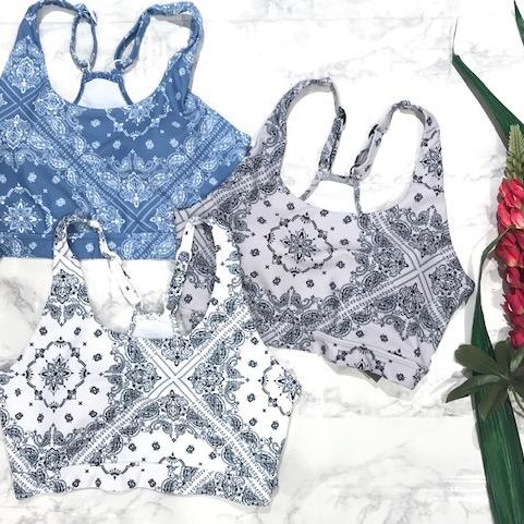 福岡・天神リゾート　水着ショップ　PEAK&PINE　福岡パルコ店☆　バンダナ柄アクティブウェアのご紹介♡
