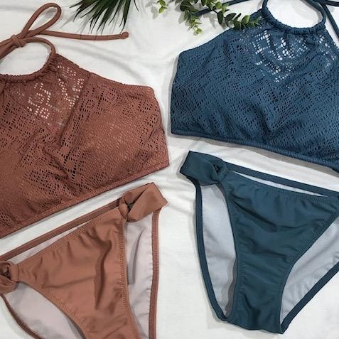 福岡・天神リゾート　水着ショップ　PEAK＆PINE　大人気！！レース×ハイネックビキニ♡
