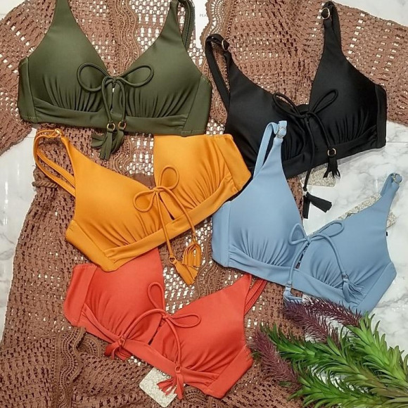 福岡・天神リゾート　水着ショップ　PEAK＆PINE　Gカップサイズ対応★シンプル無地ビキニ♡
