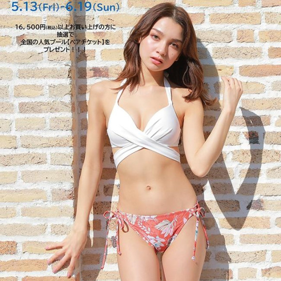 福岡・天神リゾート　水着ショップ　PEAK＆PINE　年間ショップ　全国の人気プールののペアチケットが当たる！！キャンペーン！！