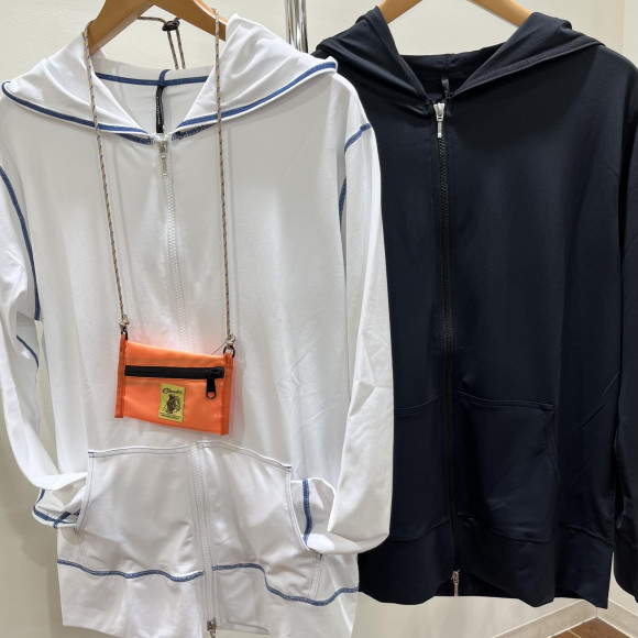 福岡・天神　リゾート水着　ヨガ・ジム　年間ショップ　PEAK＆PINE☆　夏の必須アイテム☆　UVカットパーカー★
