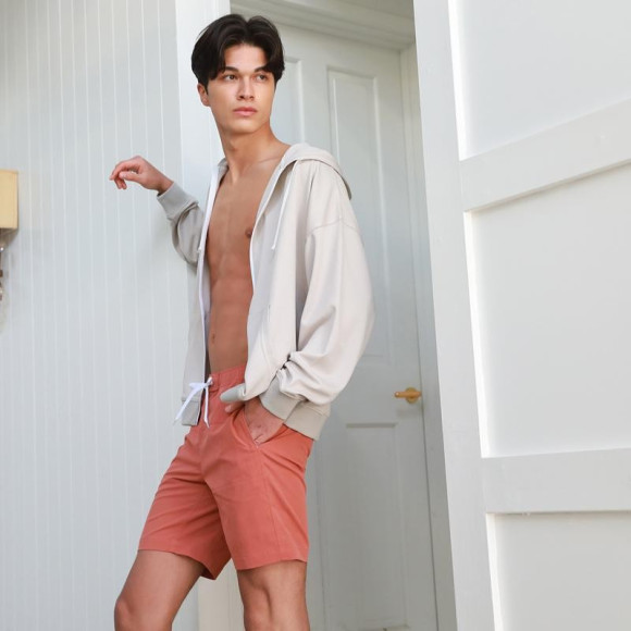 福岡水着　天神水着　リゾート水着　ALBOVE　ヨガ　ジム　PEAK＆PINE　メンズ水着☆　ユニセックスワッフル素材UVカットパーカー/ラッシュガード♡