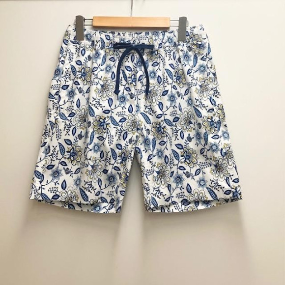 福岡水着　天神水着　リゾート水着　ALBOVE　ヨガ　ジム　PEAK＆PINE　メンズ水着☆　M・L・XLサイズ展開★更紗柄メンズサーフパンツ♡