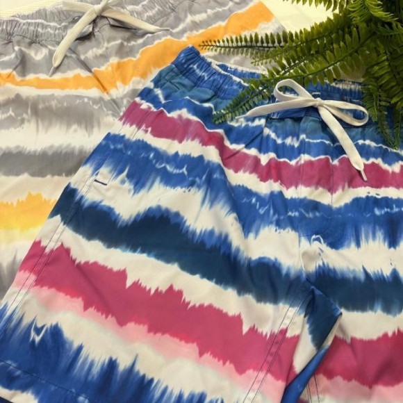 爽やかな柄★サーフパンツ♪【メンズ　福岡水着　天神水着　リゾート水着　ALBOVE　ヨガ　ジム　PEAK＆PINE　メンズ水着　レディース　夏　海　プレゼント】