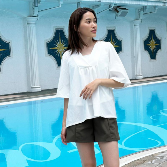 ママさんにおすすめ！！露出控えめ水着♡【福岡水着　天神水着　リゾート水着　ALBOVE　ヨガ　ジム　PEAK＆PINE　メンズ水着】