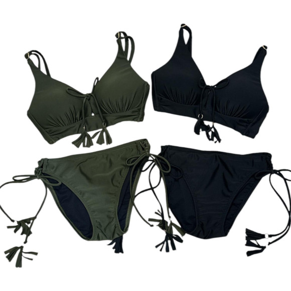 タッセルがアクセントのビキニ♬【【福岡水着　天神水着　リゾート水着　ALBOVE　ヨガ　ジム　PEAK & PINE　メンズ水着】