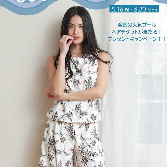 人気プールペアチケットチャンス！【福岡水着　天神水着　リゾート水着　ALBOVE　ヨガ　ジム　PEAK & PINE　メンズ水着】