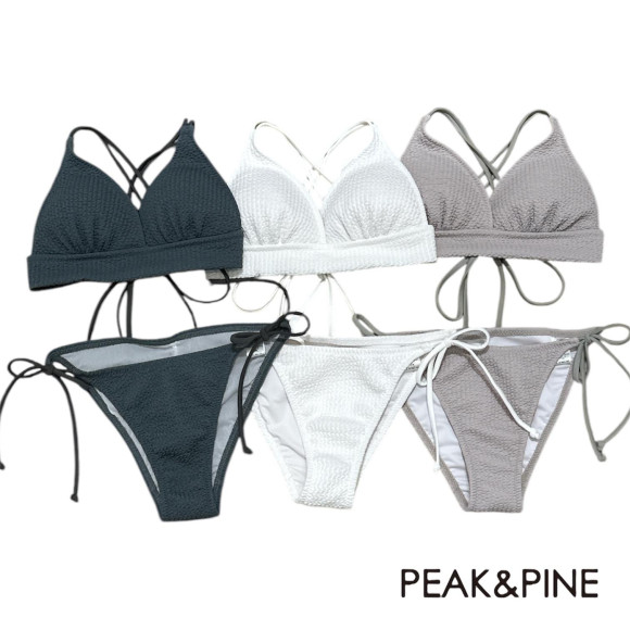 もこもこ素材が可愛い水着♡【福岡水着　天神水着　リゾート水着　ALBOVE　ヨガ　ジム　PEAK & PINE　メンズ水着】