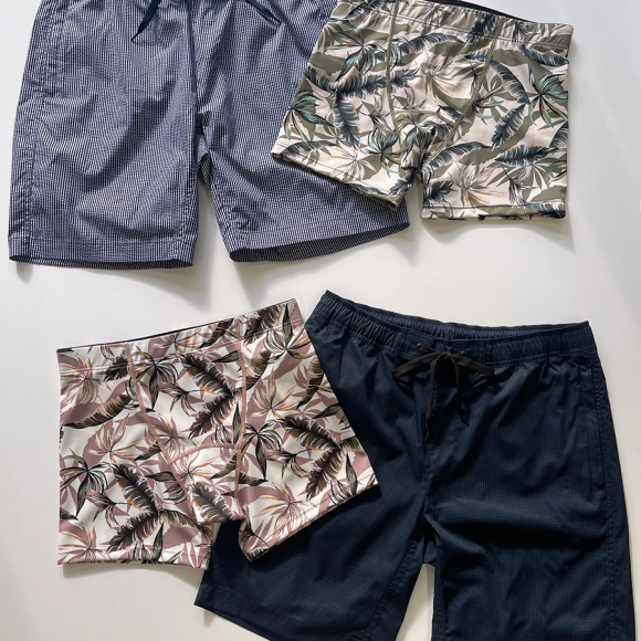 There is a swimsuit with a rare pattern ♡ [Fukuoka Swimsuit Tenjin Swimsuit Resort Swimsuit ALBOVE Yoga Gym PEAK & PINE Men's Swimsuit]