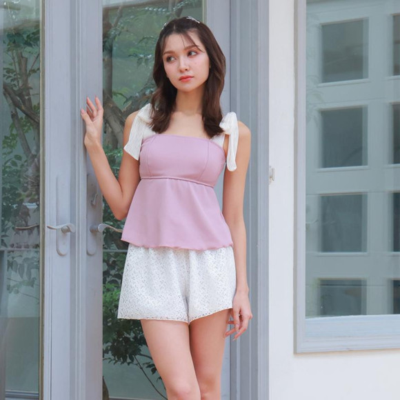 Super cute with pastel color swimsuit ♡ [Fukuoka Swimsuit Tenjin Swimsuit Resort Swimsuit ALBOVE Yoga Gym PEAK & PINE Men's Swimsuit]