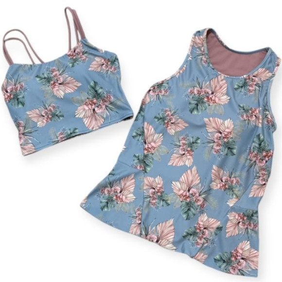 大人可爱♡高雅华丽☆水陆两用服装♪【福冈泳衣天神泳衣度假村泳衣ALBOVE瑜伽健身房PEAK&PINE Mens泳衣】