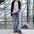 SHAKA☆MOC MULE TASSEL COWHAIR