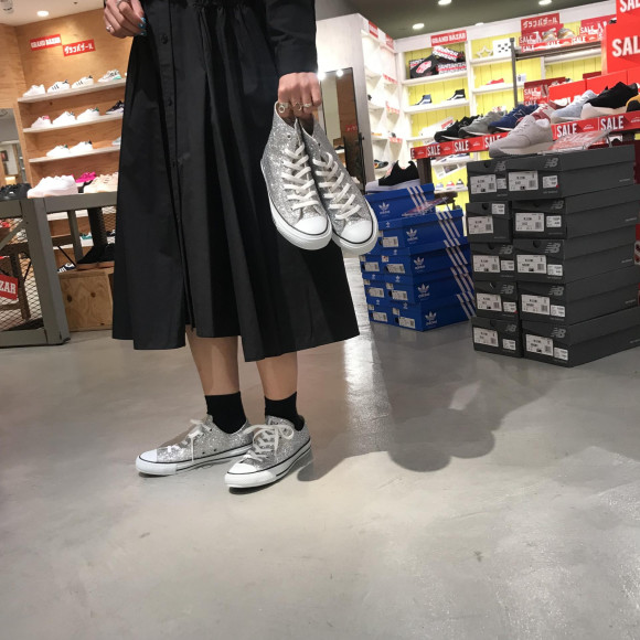 CONVERSE ☆ ALLSTAR G-SILVER OX・HI