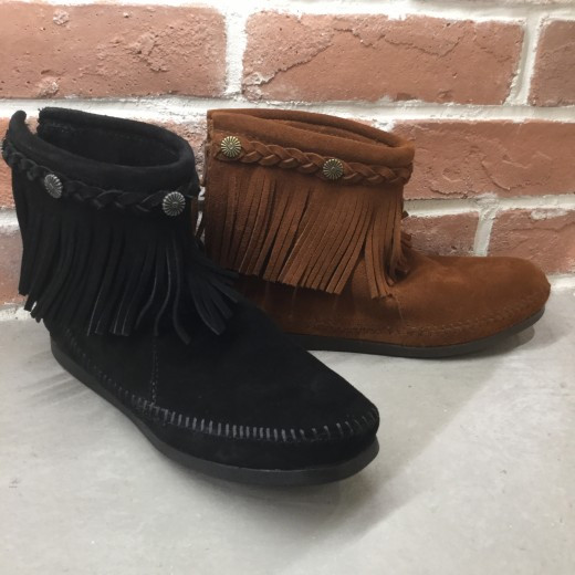 MINNETONKA★HI TOP BACK JIP BOOT!