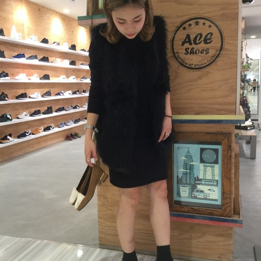 【OUGHT=NA】FUR PUMPS☆