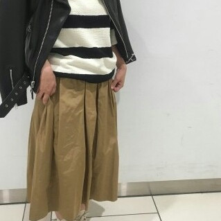 メモリーツイルギャザースカートのご紹介です♪