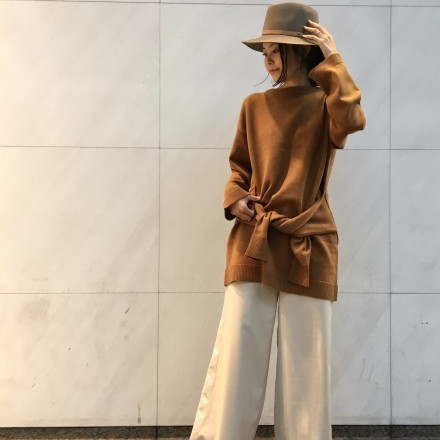 ウールカシミヤノッティングニットのご紹介です♪