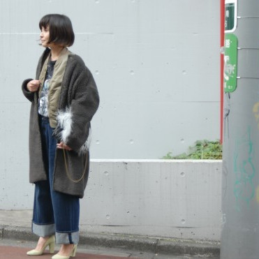 ボアノーカラーコートのご紹介です♪