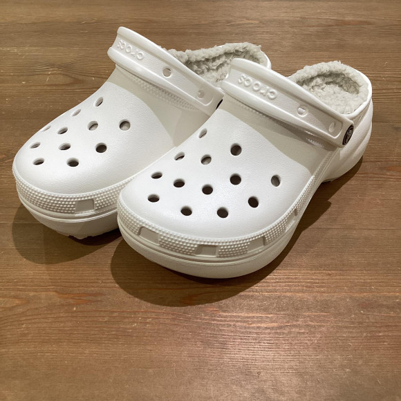 crocs classic platform lined clog