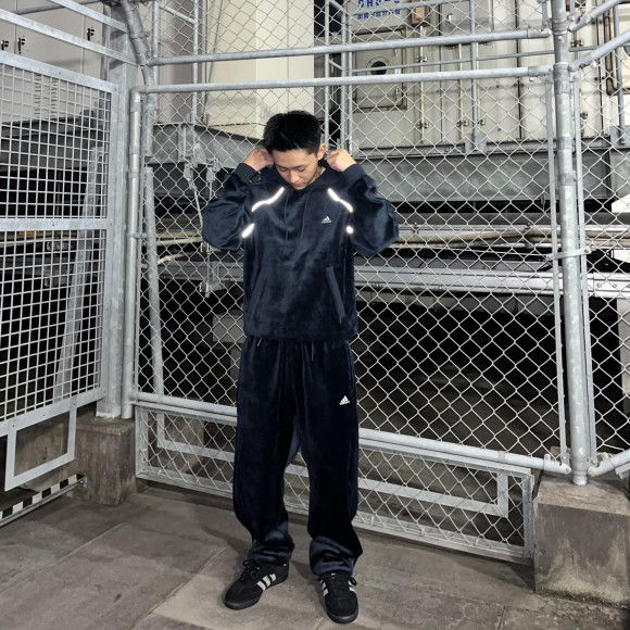 adidas ベロアスウェット【セットアップ】