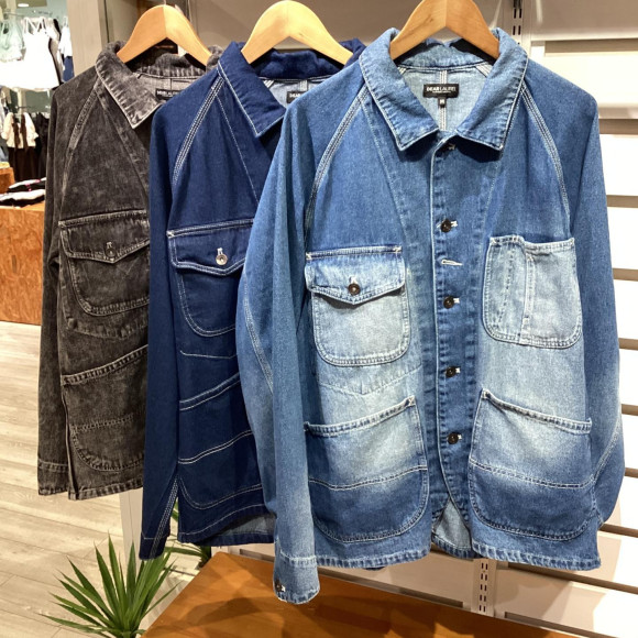 New Autumn! DEAR LAUREL's denim shirt captures the trend one step ahead
