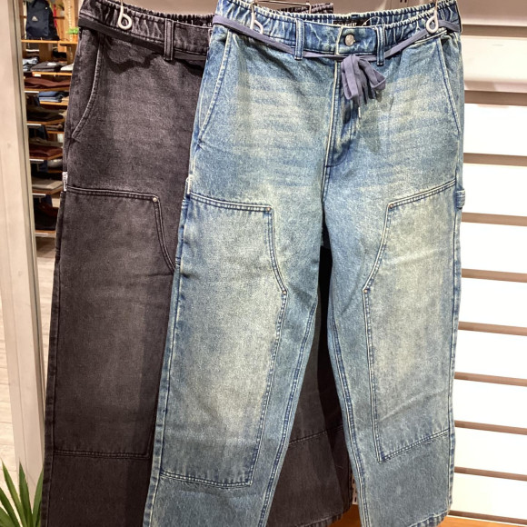 【ELEMENT】 The toughness is attractive! Street standard "Double Nee Denim"