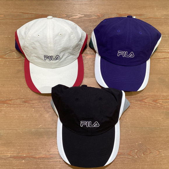 [New arrival] FILA 3 COLOURS 6P CAP: Sporty summer essentials!