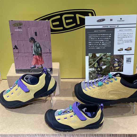 【新入荷】KEEN × TYAKASHA 限定コラボシューズがムラサキスポーツ福岡パルコ店に登場！