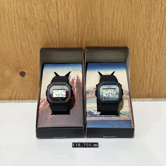 ムラサキスポーツ福岡パルコ店にG-SHOCK「葛飾北斎」モデルが登場！