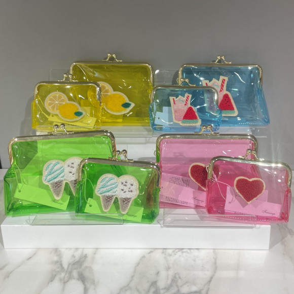 ♡ クリアがま口ポーチ ♡