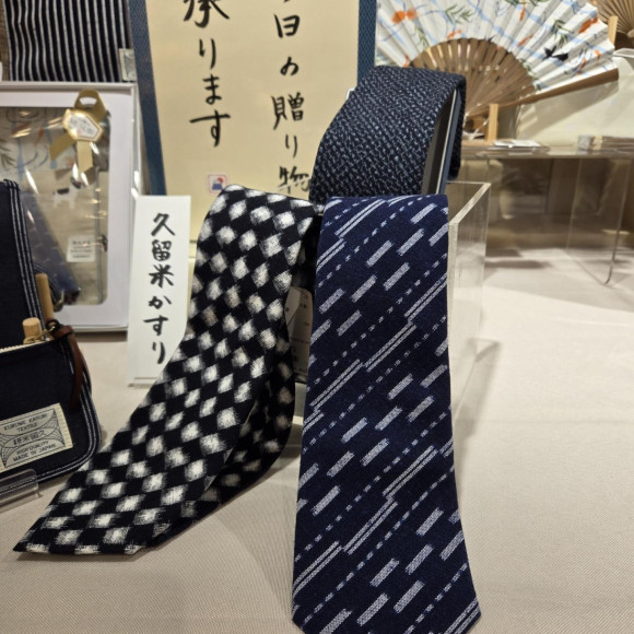 久留米絣　ネクタイ
