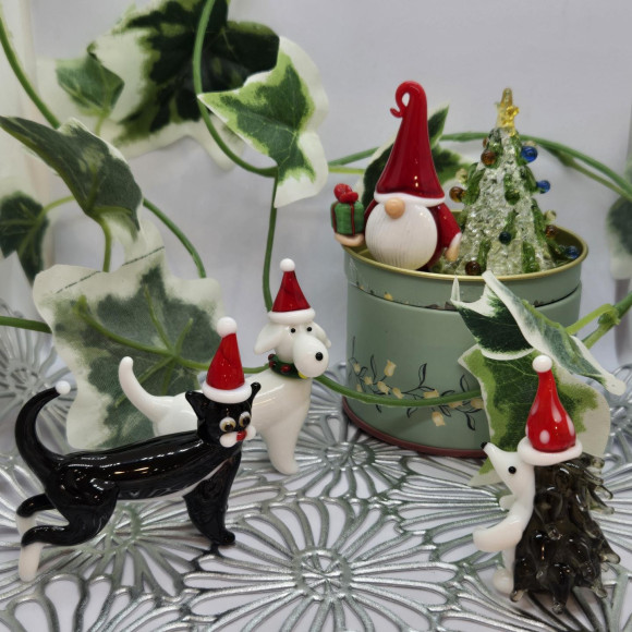 クリスマスガラスドール