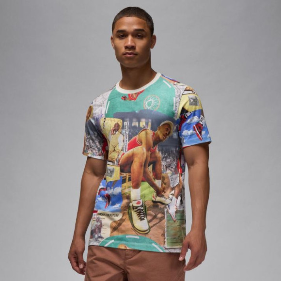 【JORDAN M J FLT AOP TEE】