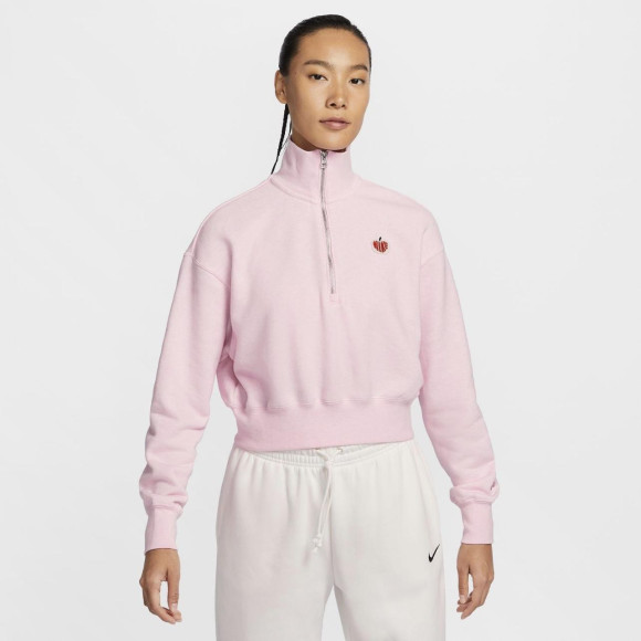 [ NIKE W PHNX QZ CROP GCEL ]