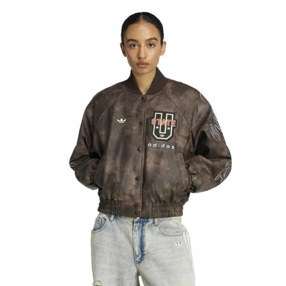 【ADIDAS W LEATHER JKT】