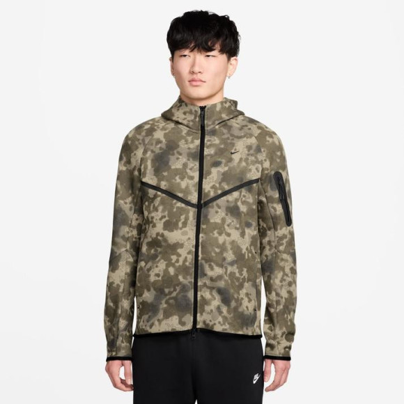 【NIKE M TCH FLC FZ JKT CAMO】