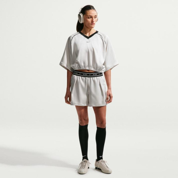 【NIKE　W OFLN WVN STN SS TOP/ SHORT】