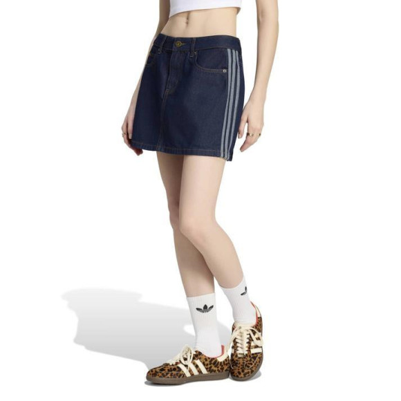 【ADIDAS　W 3STRIPES DENIM MINI SKIRT】
