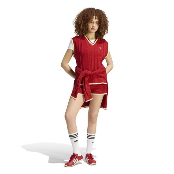 【ADIDAS　W CABLE KNIT VEST】