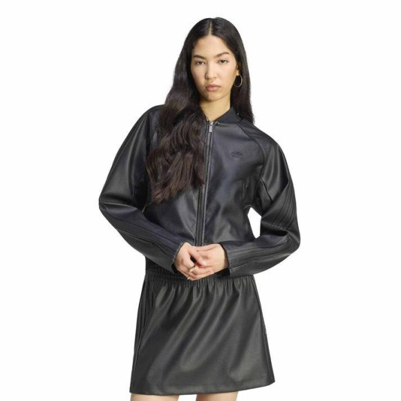 【ADIDAS　W PLEATHER SST TRACKTOP】