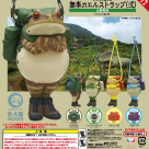 ＼カエルの森工房 無事カエルストラップ(弍) 山野草色／