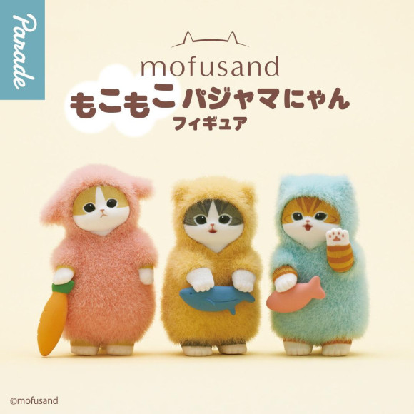 \Mokomoko pajama nyan figure /