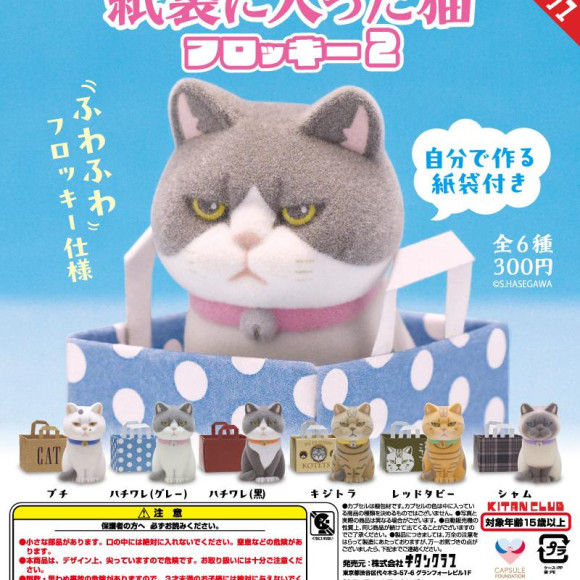 \紙袋に入った猫　フロッキー2/