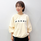 【MARNI】ボリュームスリーブロゴスウェット