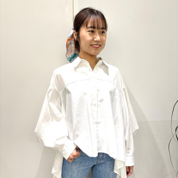 【HERENCIA】リラックス感のある大人のドルマンブラウス