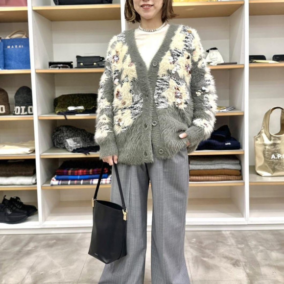 【COEL】穿起来!花纹维吉尼特卡迪根♡