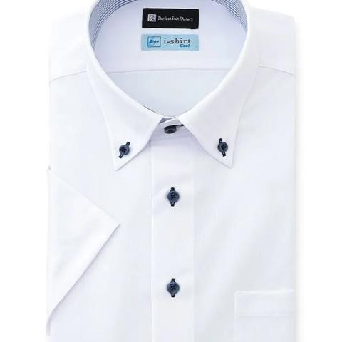 接触冷感ノーアイロンシャツ