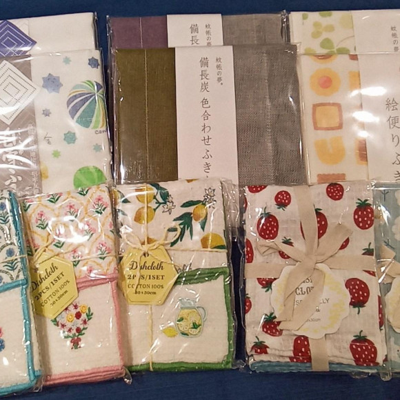色とりどりの布巾！