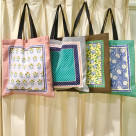 大容量！プチプラ！可愛い！スクエアトートバッグ☆